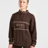 Athletics Oversized Knitted 1/4 Zip