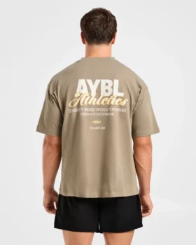 Athletics Script Oversized T Shirt