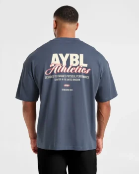 Athletics Script Oversized T Shirt