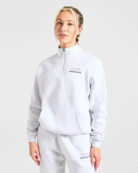 Athletics Track Oversized 1/4 Zip Pullover