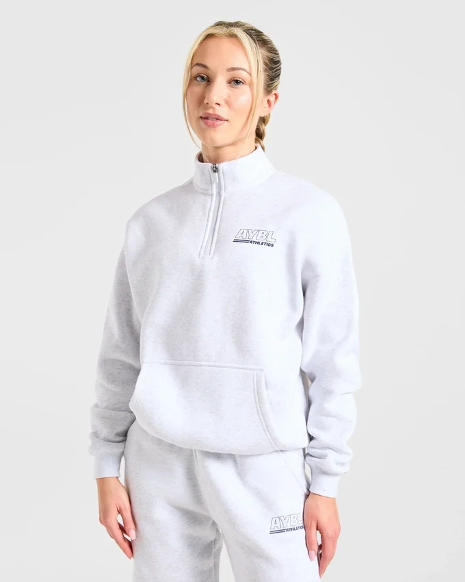Athletics Track Oversized 1/4 Zip Pullover