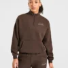 Athletics Track Oversized 1/4 Zip Pullover