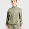 Athletics Track Oversized 1/4 Zip Pullover