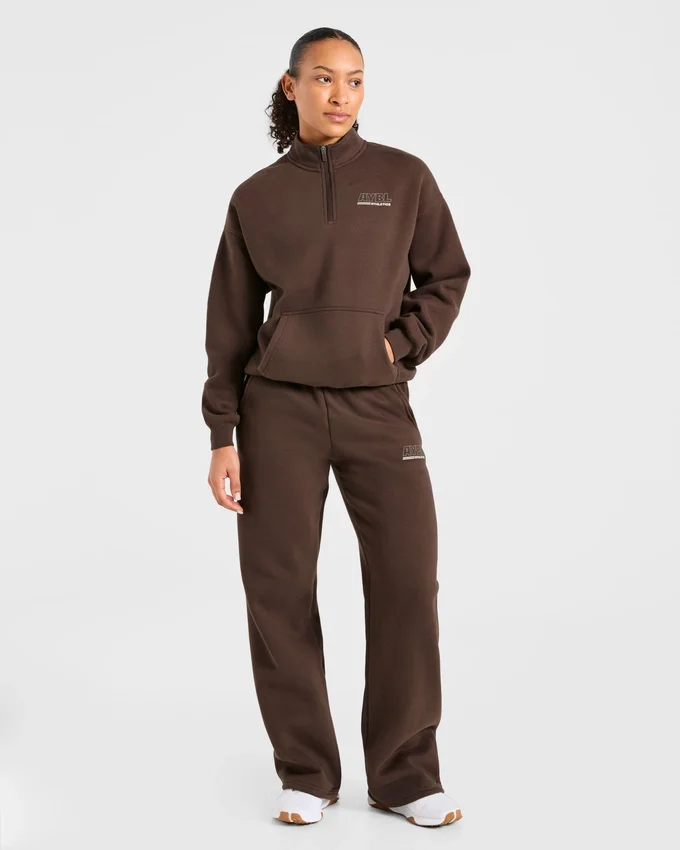 Athletics Track Oversized 1/4 Zip Pullover