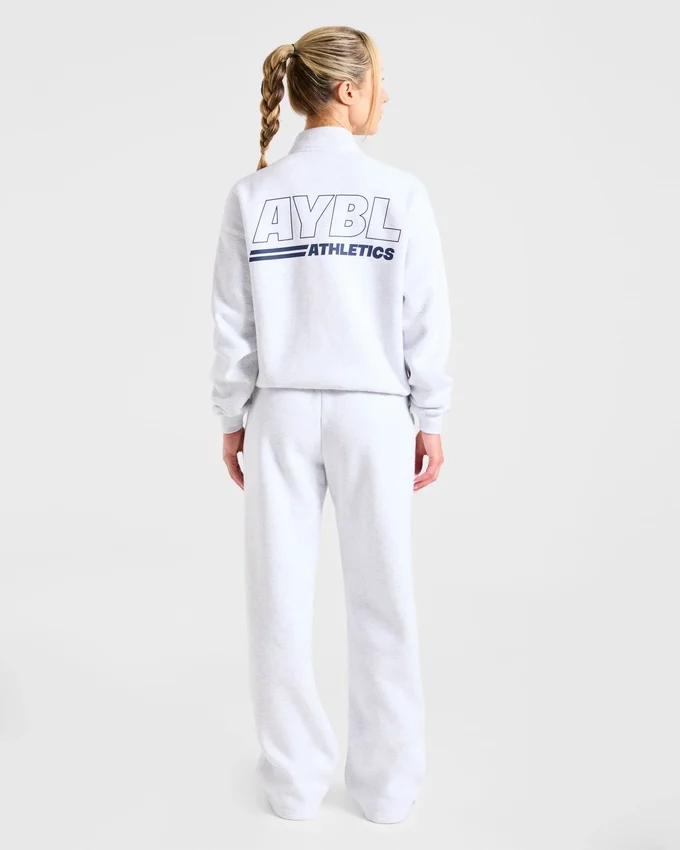 Athletics Track Oversized 1/4 Zip Pullover