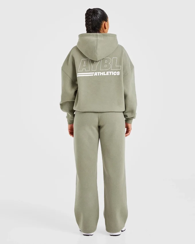 Athletics Track Oversized Straight Leg Joggers