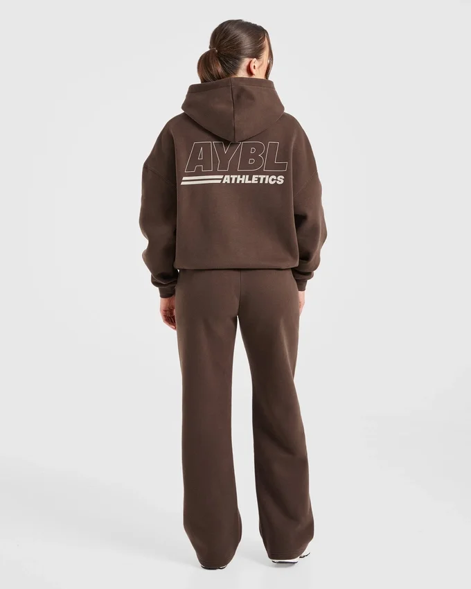 Athletics Track Oversized Straight Leg Joggers