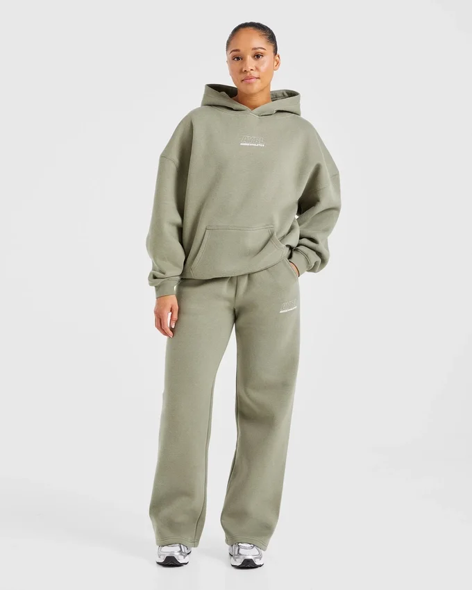 Athletics Track Oversized Straight Leg Joggers