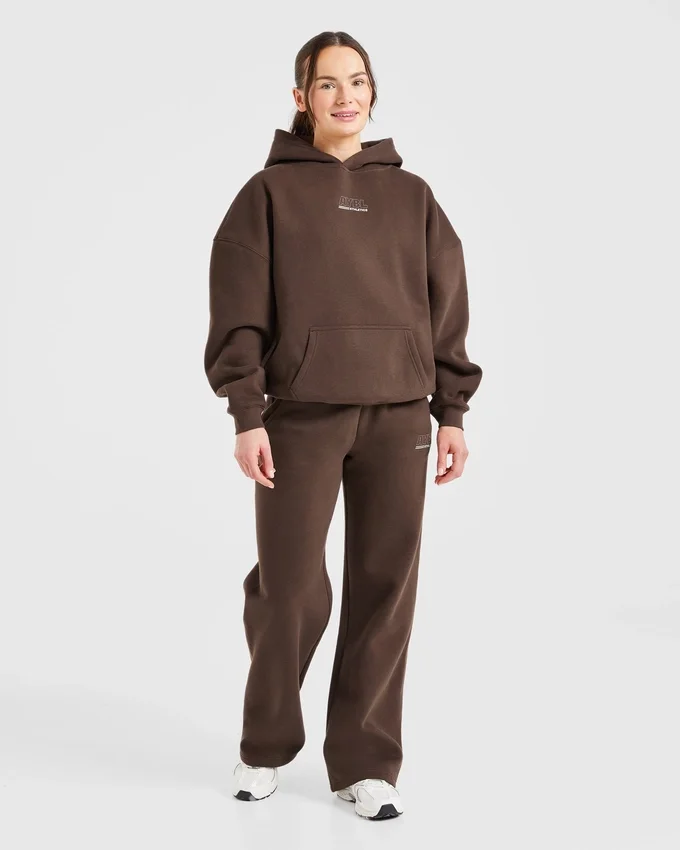 Athletics Track Oversized Straight Leg Joggers