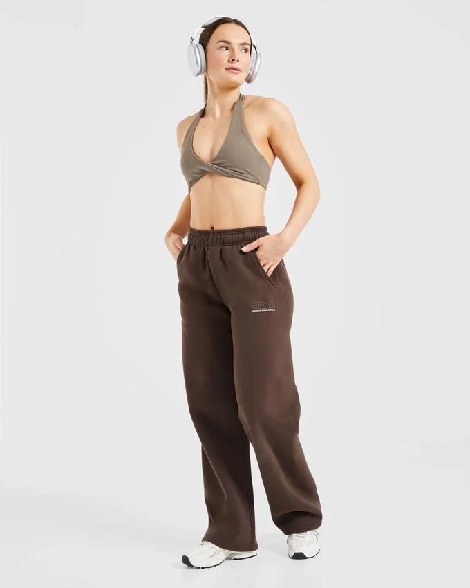Athletics Track Oversized Straight Leg Joggers