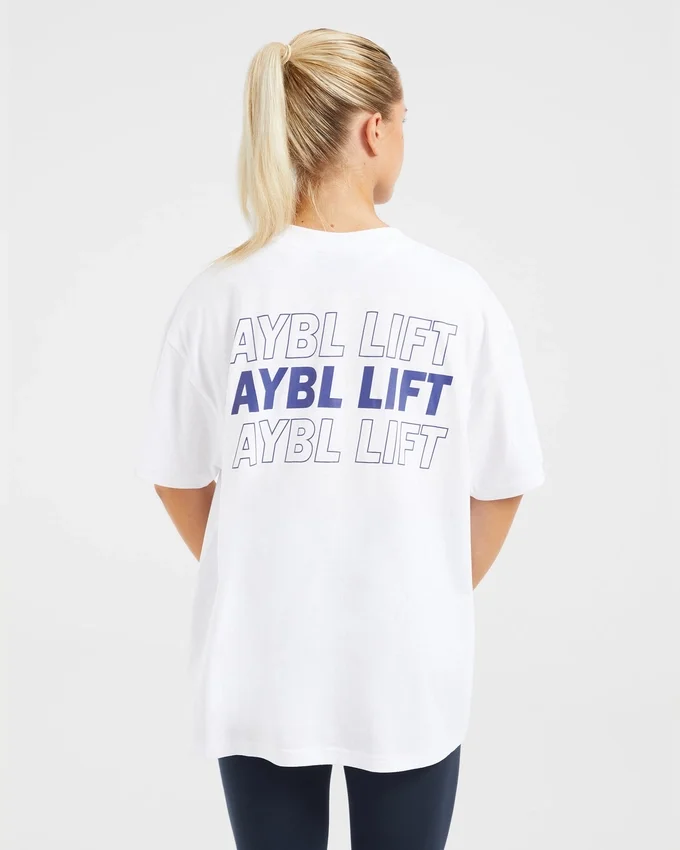 AYBL Lift Italic Oversized T Shirt