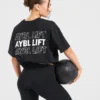 AYBL Lift Italic Oversized T Shirt