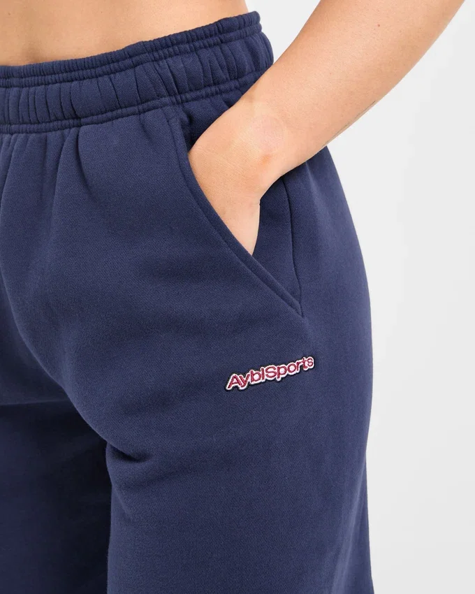 AYBL Sports Outline Oversized Straight Leg Joggers