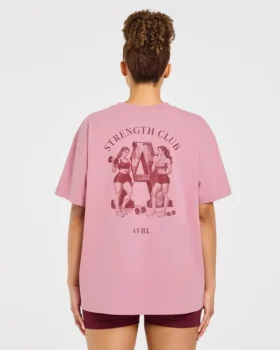 AYBL Strength Club Oversized T Shirt