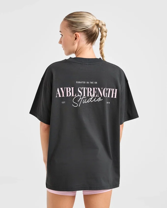 AYBL Strength Studio Oversized T Shirt