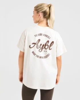 Body Achieve Mind Believe Oversized T Shirt
