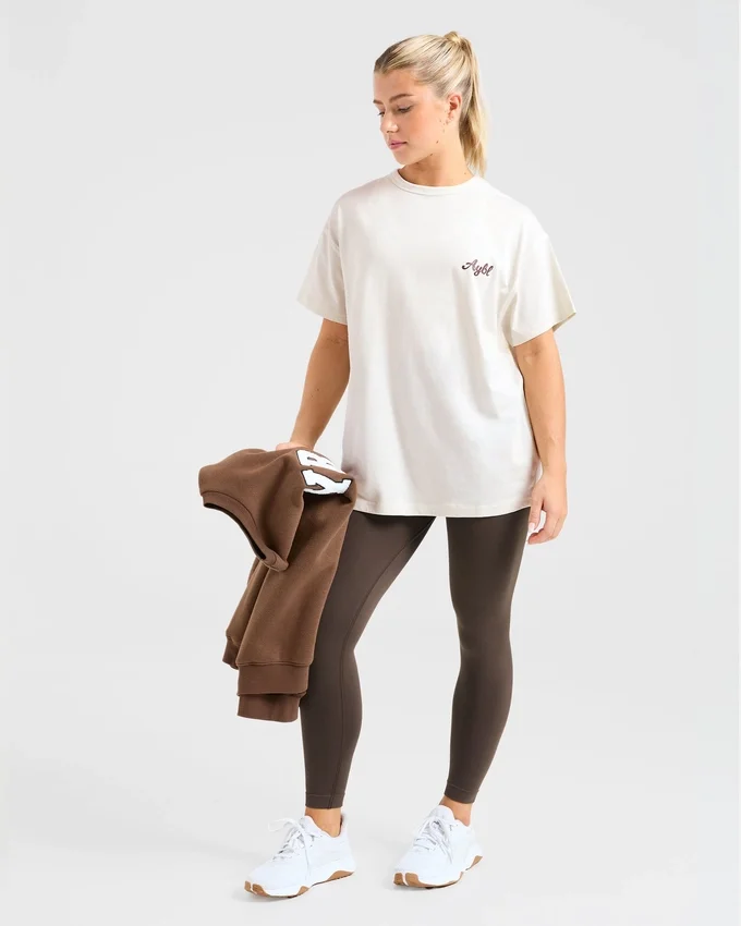 Body Achieve Mind Believe Oversized T Shirt