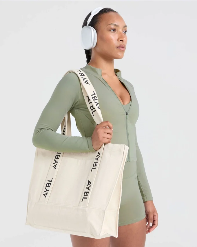 Branded Strap Tote Bag