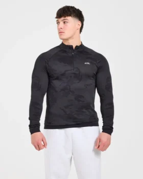 Camo Seamless 1/4 Zip Pullover