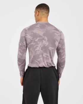 Camo Seamless Long Sleeve T Shirt