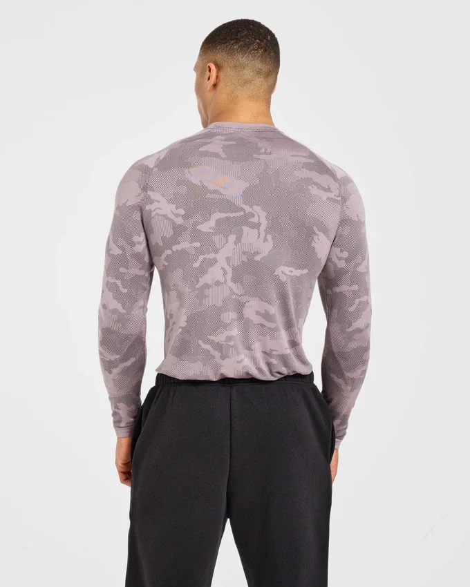 Camo Seamless Long Sleeve T Shirt