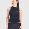 Classic Knitted High Neck Vest