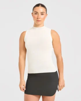 Classic Knitted High Neck Vest