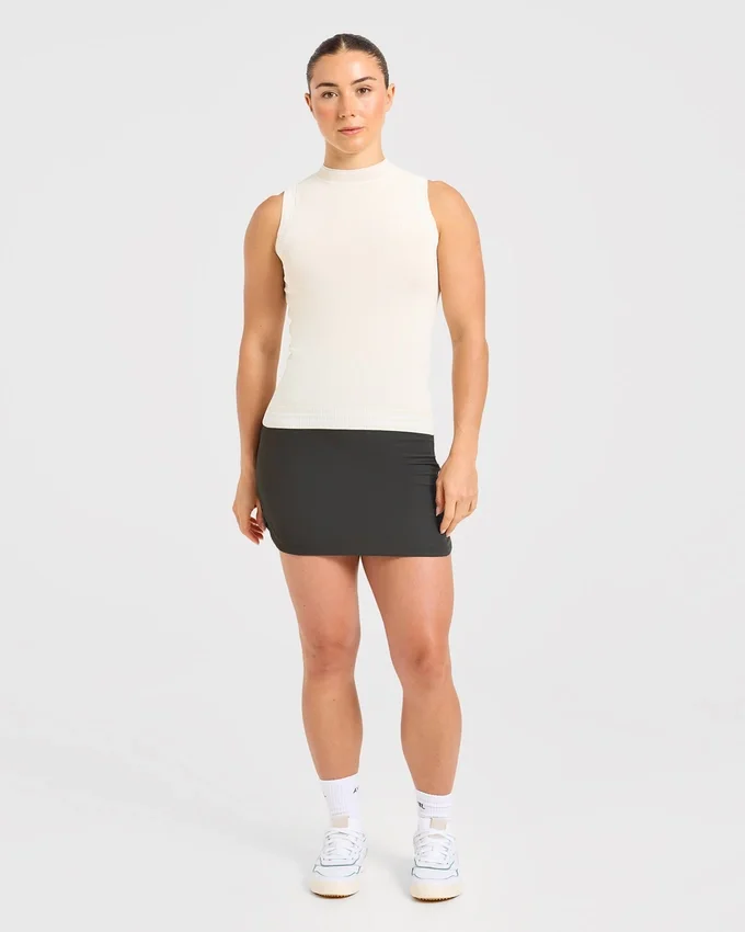 Classic Knitted High Neck Vest