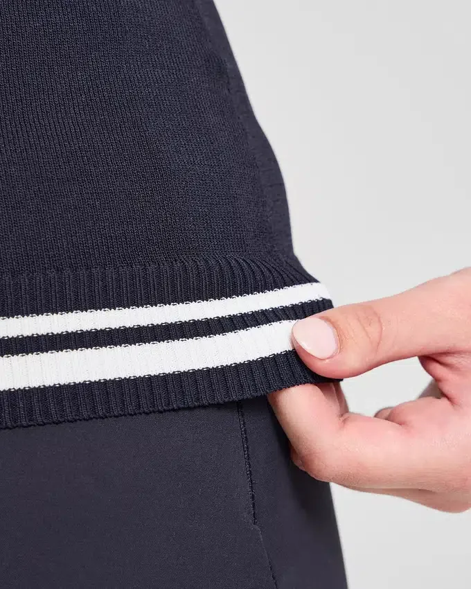 Classic Knitted High Neck Vest