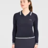 Classic Knitted Long Sleeve Polo