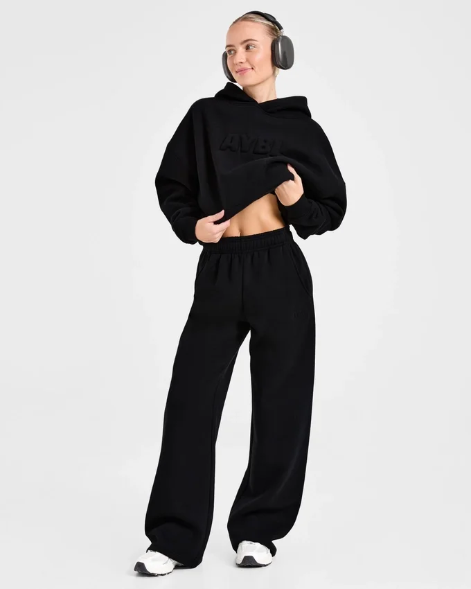 Classic Plush Oversized Straight Leg Joggers