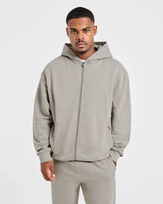 Craft Oversized Zip Up Hoodie