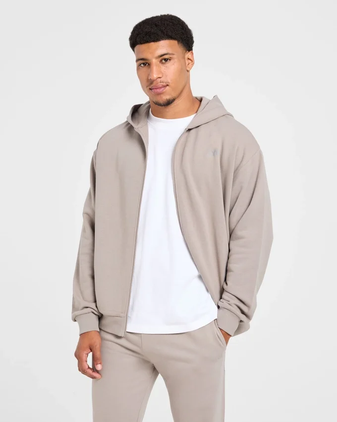 Craft Oversized Zip Up Hoodie