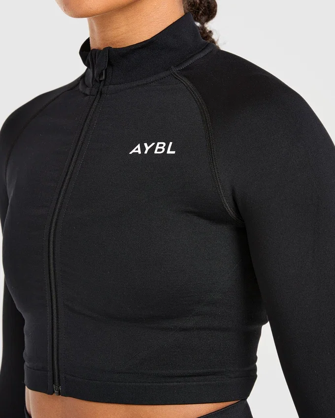 Empower Seamless Crop Zip Jacket