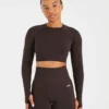 Empower Seamless Long Sleeve Crop Top