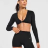 Engage Long Sleeve Crop Top