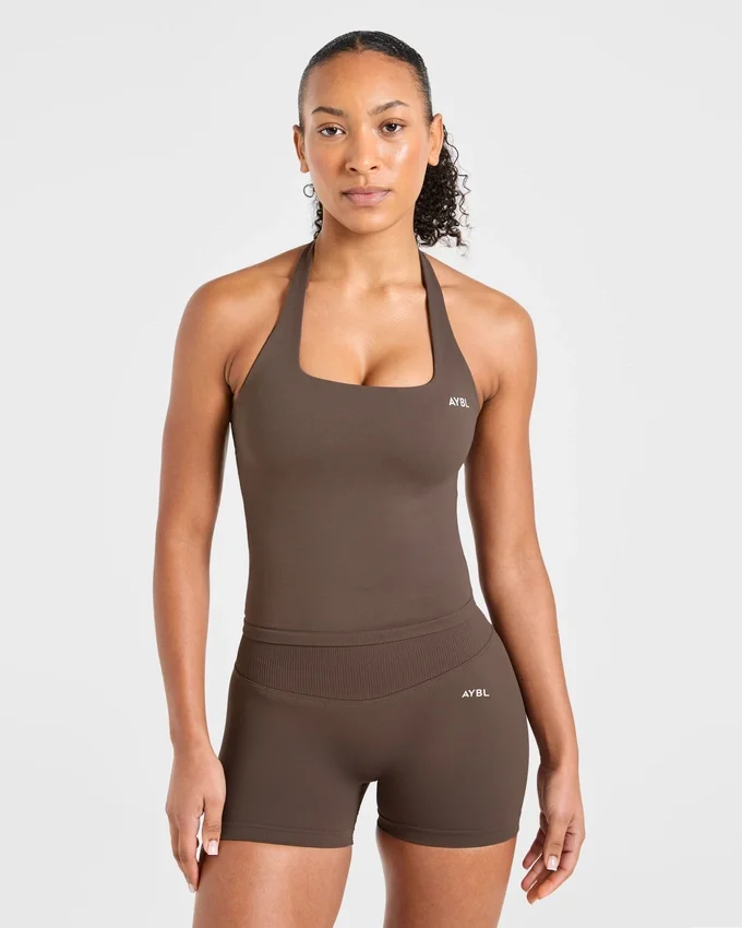 Enhance Seamless Halterneck Top