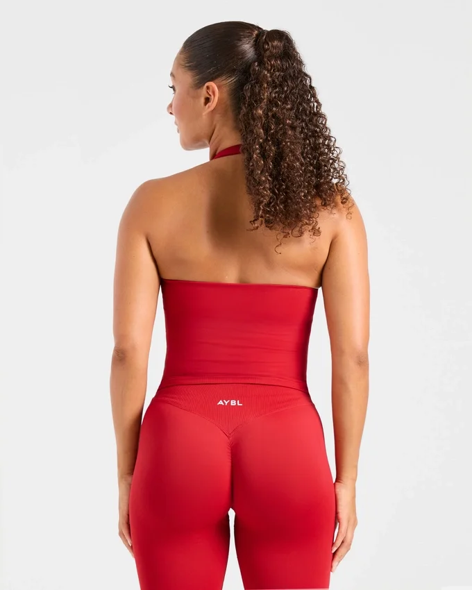 Enhance Seamless Halterneck Top