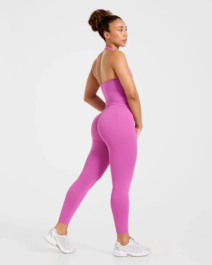 Enhance Seamless Halterneck Top