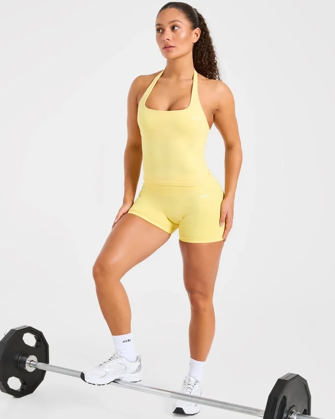 Enhance Seamless Halterneck Top