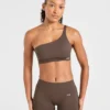 Enhance Seamless One Shoulder Sports Bra