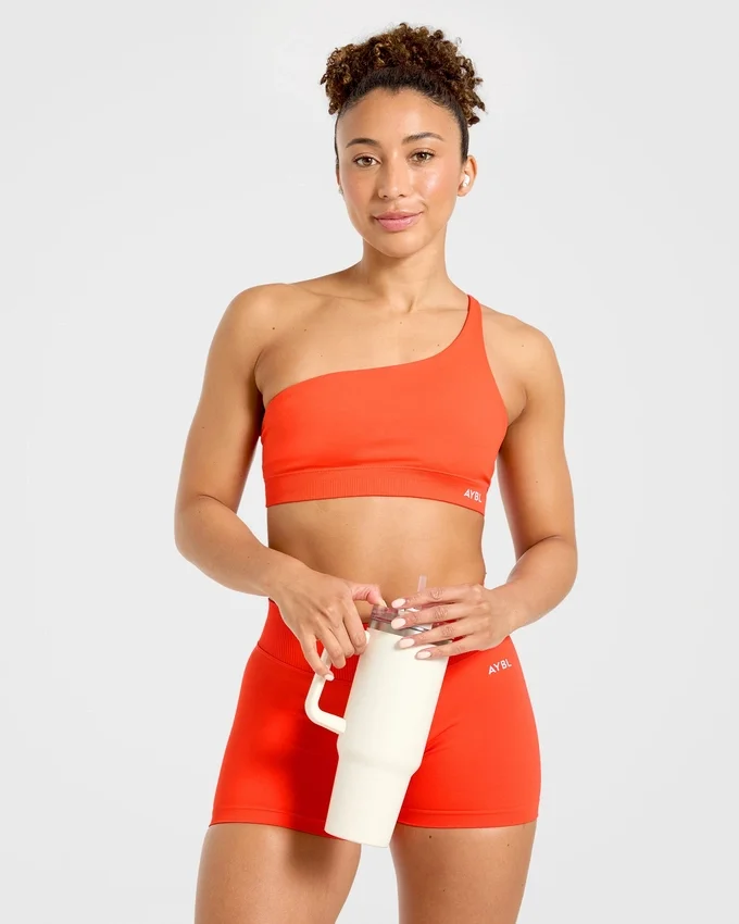Enhance Seamless One Shoulder Sports Bra