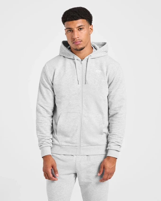 Essential Lightweight Zip Up Hoodie