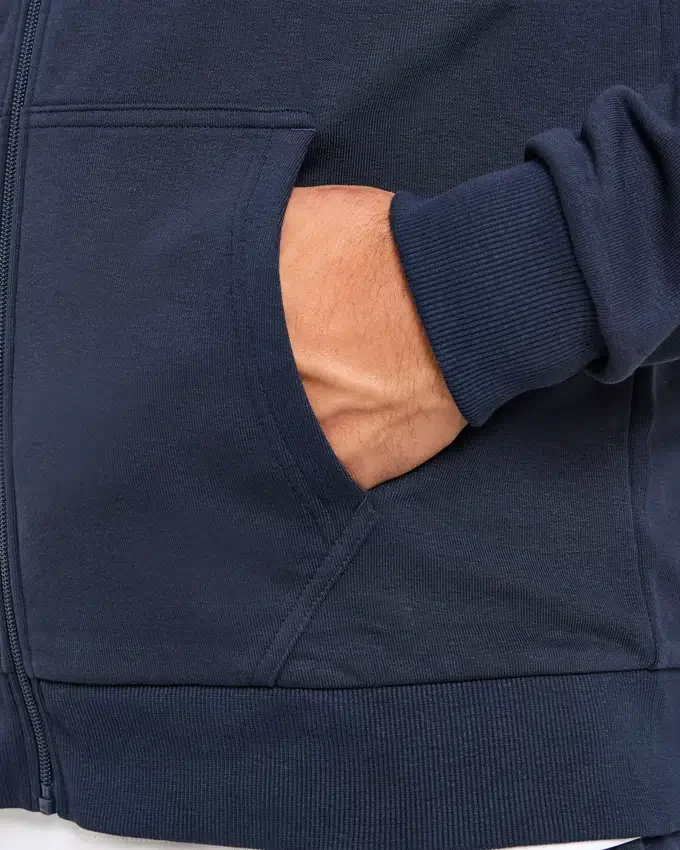 Essential Lightweight Zip Up Hoodie