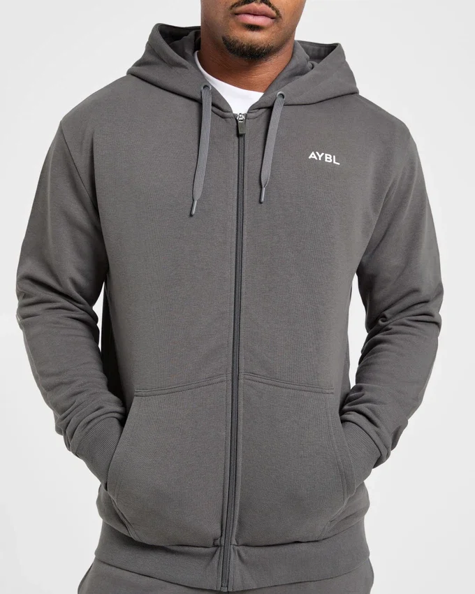 Essential Lightweight Zip Up Hoodie