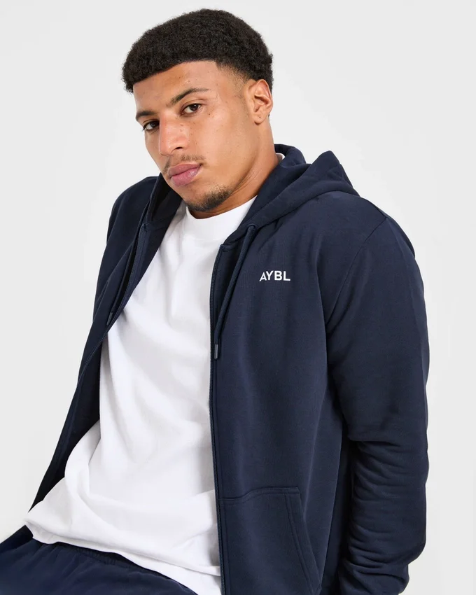 Essential Lightweight Zip Up Hoodie