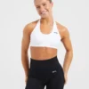 Essential Seamless Halterneck Sports Bra
