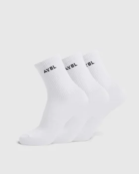 Everyday Crew Socks (3 Pack)