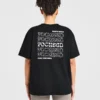 Focused Wavy Oversized T Shirt