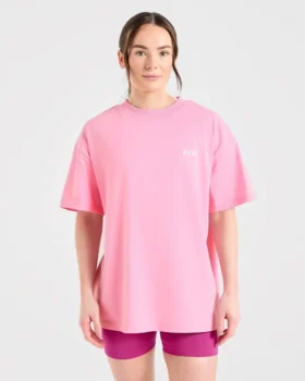 Focused Wavy Oversized T Shirt